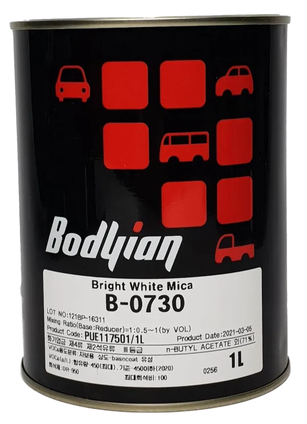 B-0730 Bright White Mica 1ltr