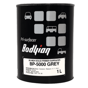 BP5000-1G 2K Hi Build Filler Primer Surfacer 1ltr Grey