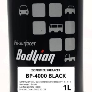 BP4000-1B 2K Filler Primer Surfacer 1ltr Black